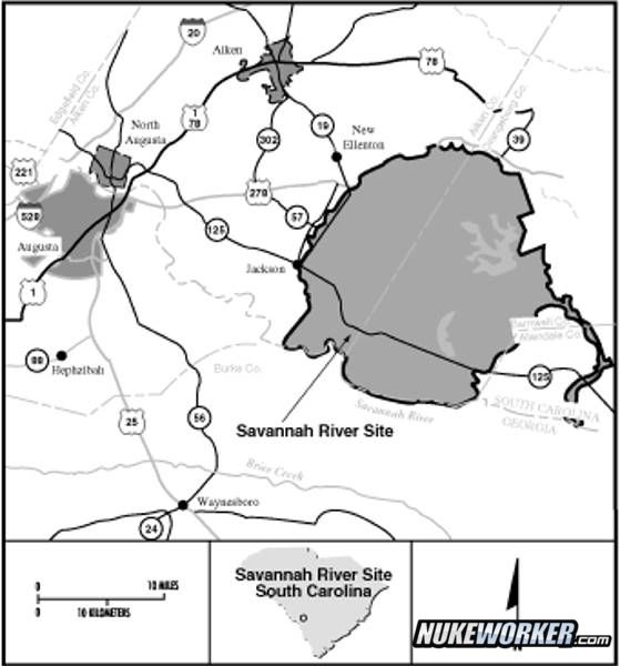 Savannah River Map
Keywords: Savannah River Site (SRS)