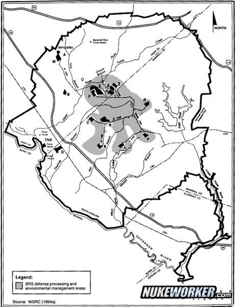 Savannah River Map
Keywords: Savannah River Site (SRS)