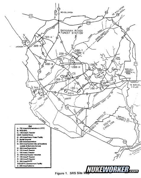 Savannah River Map
Keywords: Savannah River Site (SRS)