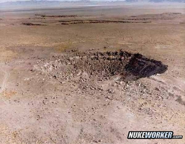 Schooner Crater at NTS
Keywords: Nevada Test Site, Mercury, Nye County, Nevada NTS