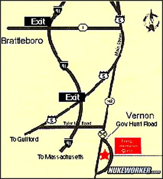 Vermont Yankee Map
Keywords: Vermont Yankee Nuclear Power Plant
