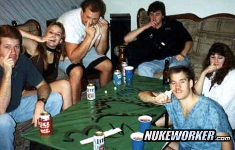 Three Man party at Rennhacks place.
Keywords: South Texas Project Nuclear Power Plant STP