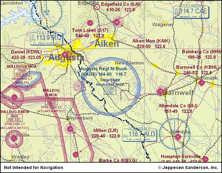 Savannah River Map
Savannah River Site - 11 miles S of Aiken, SC.
Keywords: Savannah River Site (SRS)