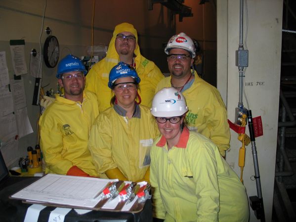 Nightshift RV Head RP Crew
Picture of the Nightshift RP Techs--Missing Mike Imler?
Keywords: Point Beach Nuclear Power Plant