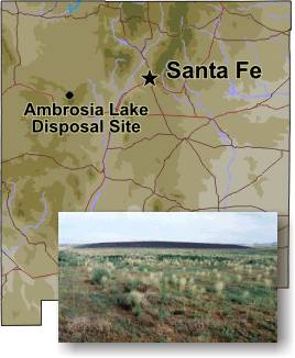 Ambrosia Lake Map
