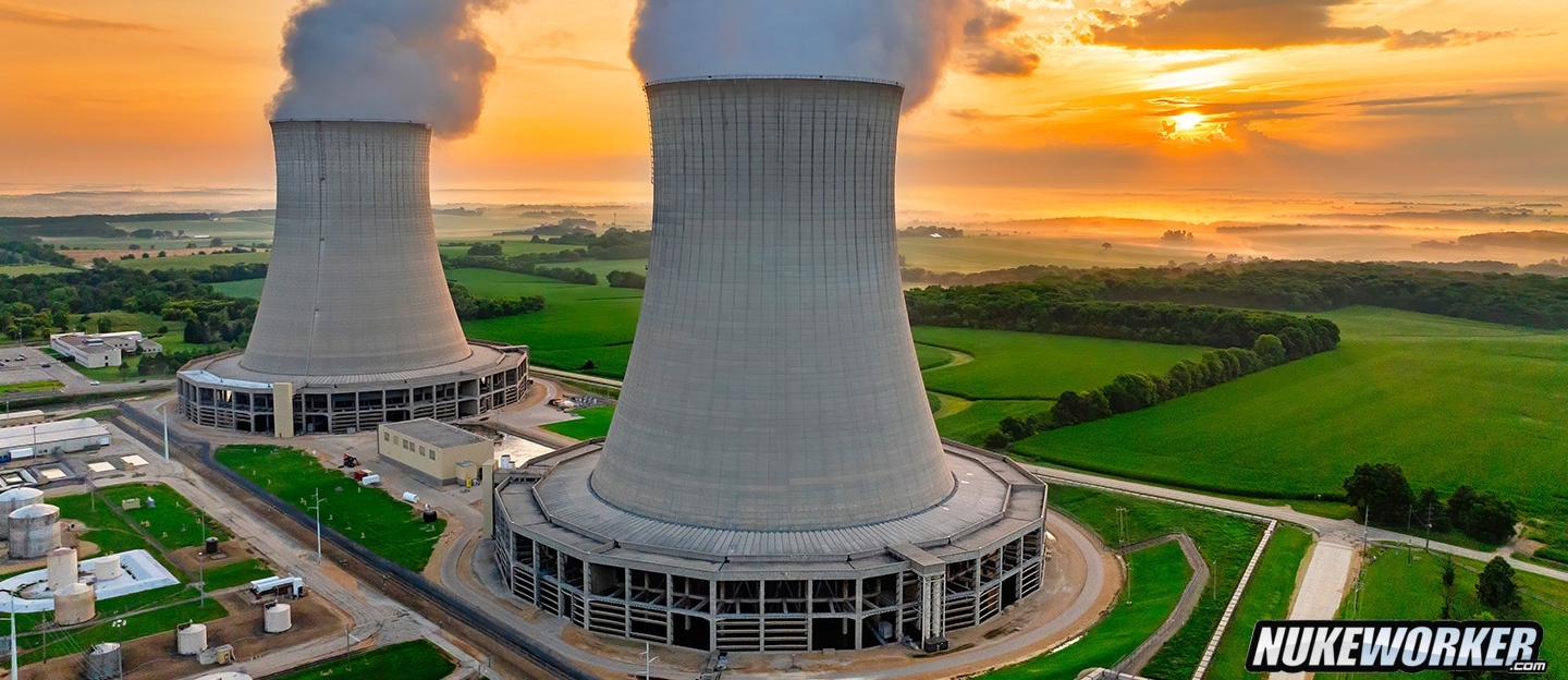 Byron Clean Energy Center
With iconic twin cooling towers overlooking Illinois' Rock River Valley, Byron Clean Energy Center’s two nuclear reactors can produce up to 2,347 megawatts (MW) of emissions-free energy, enough electricity to power the equivalent of more than 1.7 million homes. 
