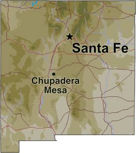 Chupadera Mesa Map
