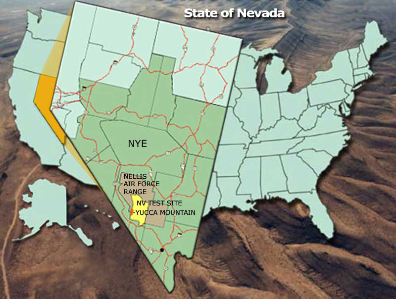 Map of Nevada
