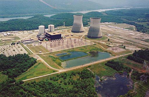 Bellefonte Nuclear Plant
This is a photo, date unknown, of the Tennessee Valley Authority's incomplete Bellefonte Nuclear Plant in Scottsboro, Ala. TVA and other nuclear vendors have applied for matching funds from the Department of Energy to study how much it would cost to build a next-generation reactor at the station. Construction was halted indefinitely in 1988 because of rising costs and no immediate need for its power. (AP Photo/TVA)
Keywords: Bellefonte Nuclear Plant in Scottsboro, Ala. TVA