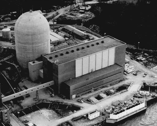 Indian Point Nuclear Power Plant
This is an undated aerial view of Indian Point nuclear power plant in Buchanan, N.Y. New York state is home to six operating nuclear plants, four owned by utilities and two run by the New York Power Authority. They provided nearly a quarter of the electricity generated in New York state in 1996. Power produced by a well-run nuclear plant is cheap, but construction overruns and regulatory costs add to the expense of many reactors.
Keywords: Indian Point Nuclear Power Plant