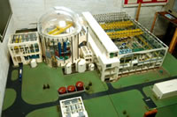 Sizewell B
Model of Sizewell B nuclear power station in Suffolk, Britain's only Pressurised Water Reactor
Keywords: Sizewell B Suffolk UK