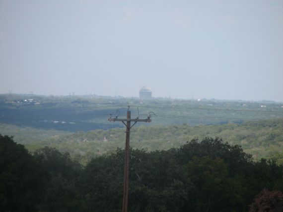 Comanhe Peak from the Fossil Rim Park road
