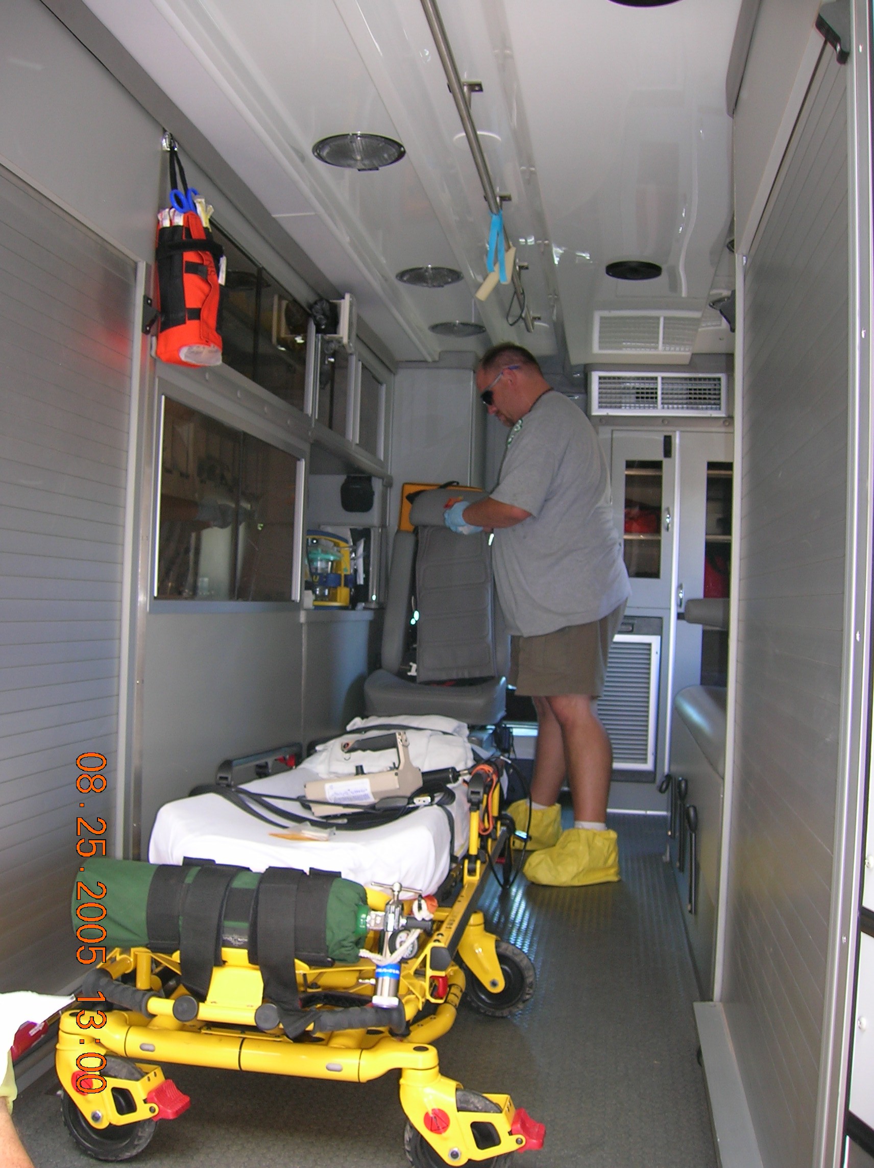 Dont Ask....
Finishing up the final release survey on an ambulance
Keywords: Sandia National Lab SNL