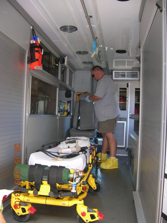 Dont Ask....
Finishing up the final release survey on an ambulance
Keywords: Sandia National Lab SNL