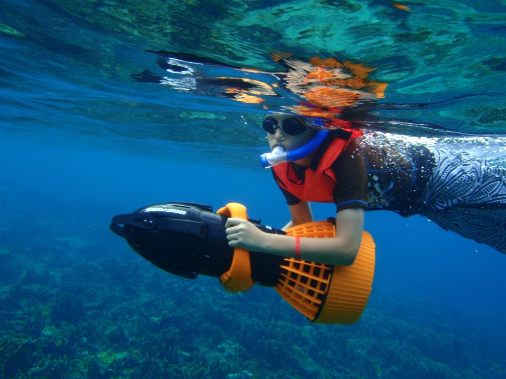 Excursion while at Condenser Tube Cleaning Symposium, Oranjestadt Aruba
Snorkeling w/ underwater Sea-Doo
