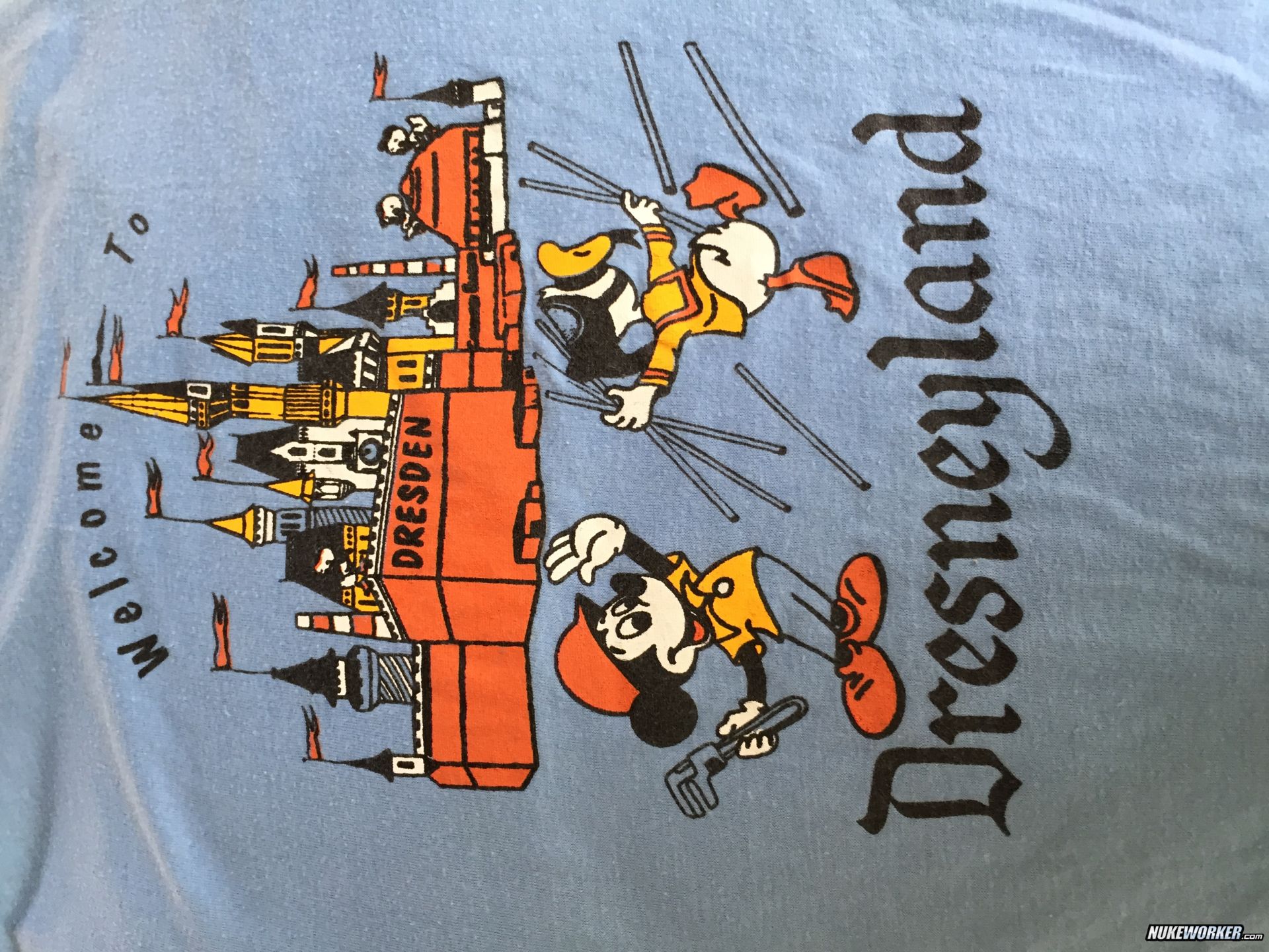 Dresneyland!
From my outage t-shirt collection
