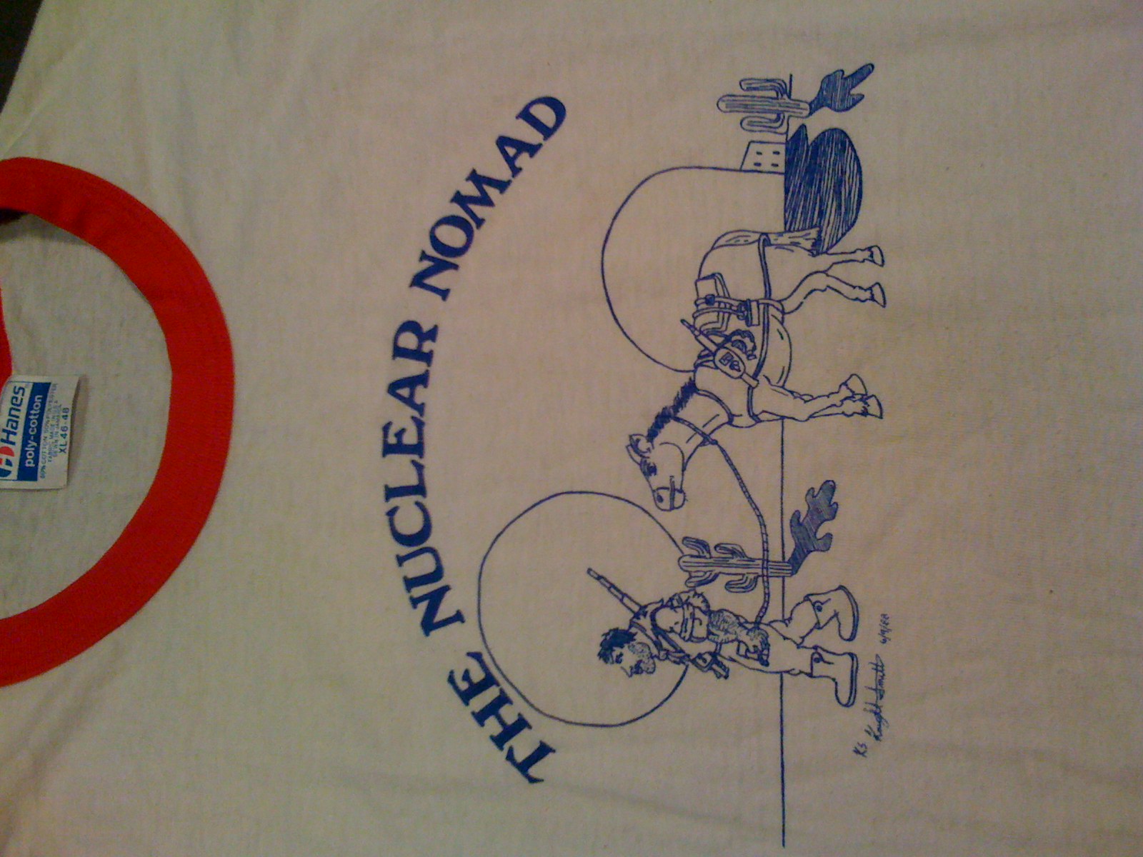 Nuclear Nomad
My wife Frances did this in 84 somewhere on the East coast.

