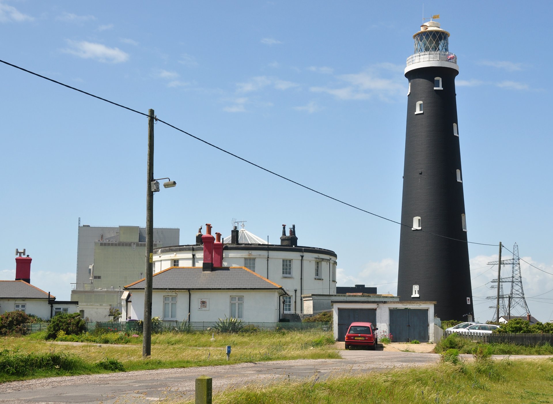 Click to view full size image
==============
Dungeness Old Lighthouse and power station
Keywords: Dungeness Dungeness Old Lighthouse and power station
Keywords: Dungeness