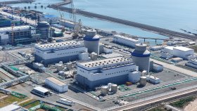 Haiyang reactor buildings beside the sea